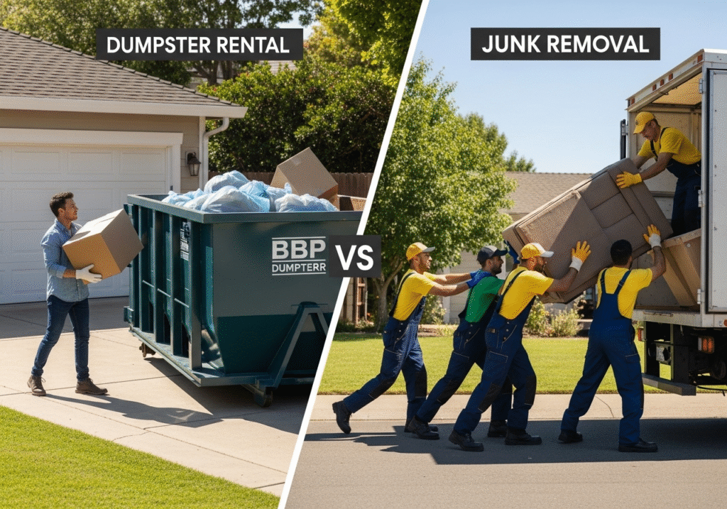Dumpster Rental vs Junk Removal in Concord: 5 Expert Tips to Choose Wisely!